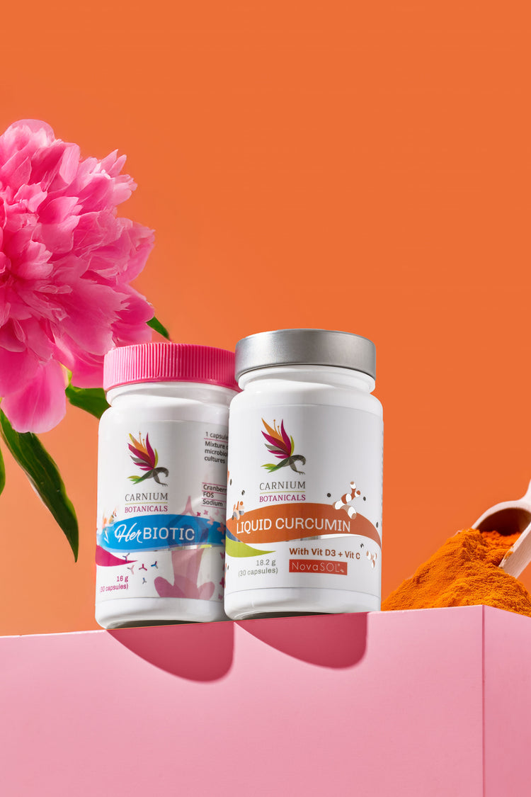 Her Biotic + Liquid Curcumin, -10%